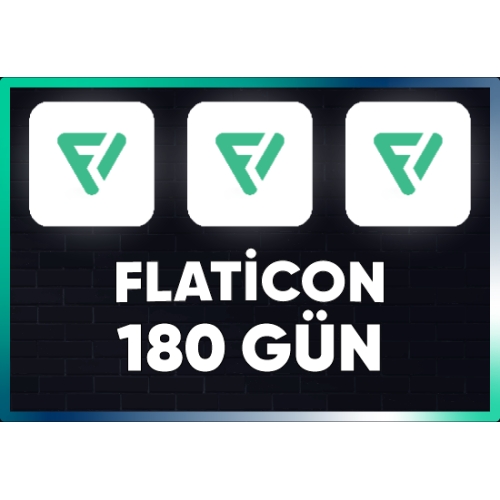  ⚡ FLATİCON  180 GÜN ⚡